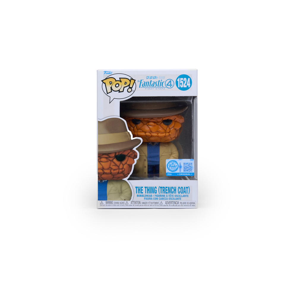 Фигурка Funko POP! Bobble Marvel Fantastic Four FF The Thing (Trench Coat) №1524