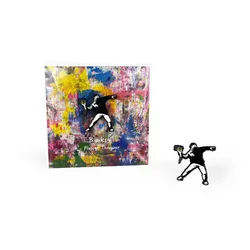 Пин Banksy - Flower Thrower
