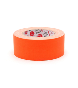 Клейкая лента Gaffer Tape@ultraMATT - Гаффа тейп 50мм/25м - Оранжевый(Светится в ультрафиолете)