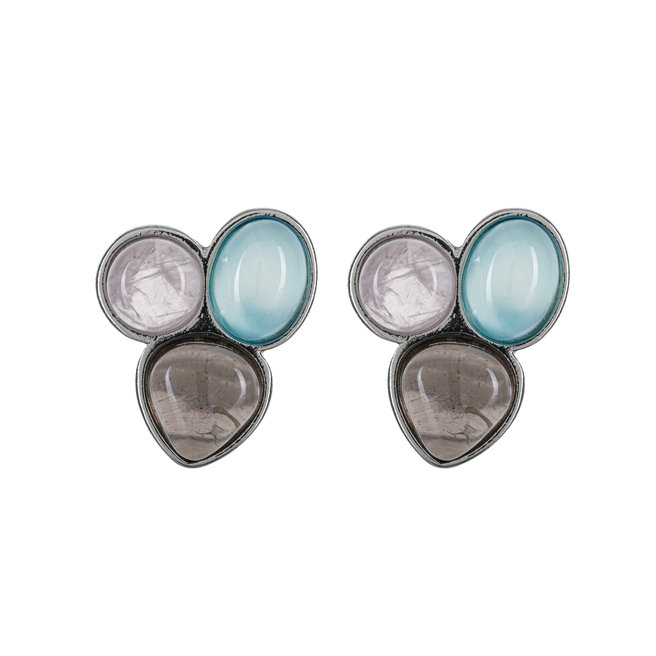 Серьги Possebon Azul, Q.Rose, Obs Fume A0292.20.7.11 S