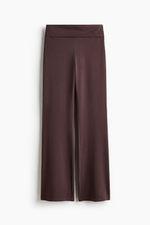 Хлопковые брюки с отворачивающимся поясом - H&M