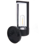 Фонарь садовый «Lighting» 8,6**10,3*18 см, на солнечной батарее (свечение Теплый белый)