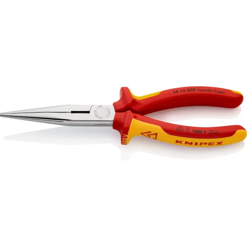 Длинногубцы хромированные 200 мм Knipex 26 16 200