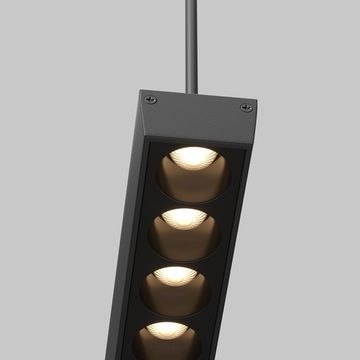 Трековый магнитный светильник LED 52W 3000К IP20 TR169-1-52W3K-M-B чёрный Points Elasity Maytoni