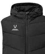 Жилет утепленный c капюшоном JÖGEL ESSENTIAL PerFormPROOF Padded Hooded Vest, черный
