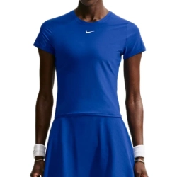 Женская теннисная футболка Nike Victory Dri-Fit Short Sleeve Tennis - old royal/white