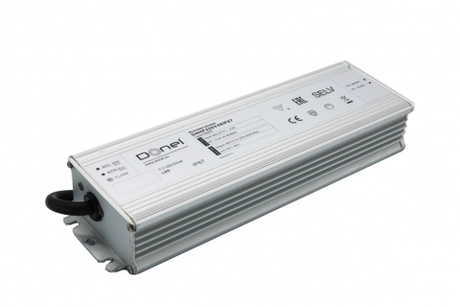 Блок питания, 320Вт, DC48В, 6, 67A, IP67, L230*68*37мм, серия DN8HF