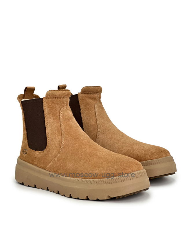 MENS BURLEIGH CHELSEA- chestnut