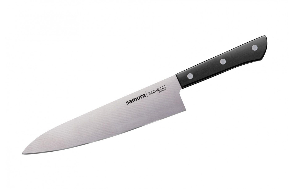 Нож кухонный "Samura HARAKIRI" Шеф 208 мм, корроз.-стойкая сталь, ABS пластик SHR-0085B/K
