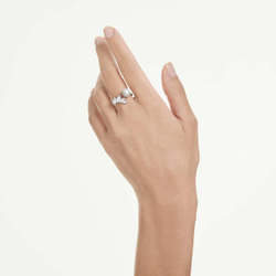 MESMERA:RING PEARL WHI/RHS 55