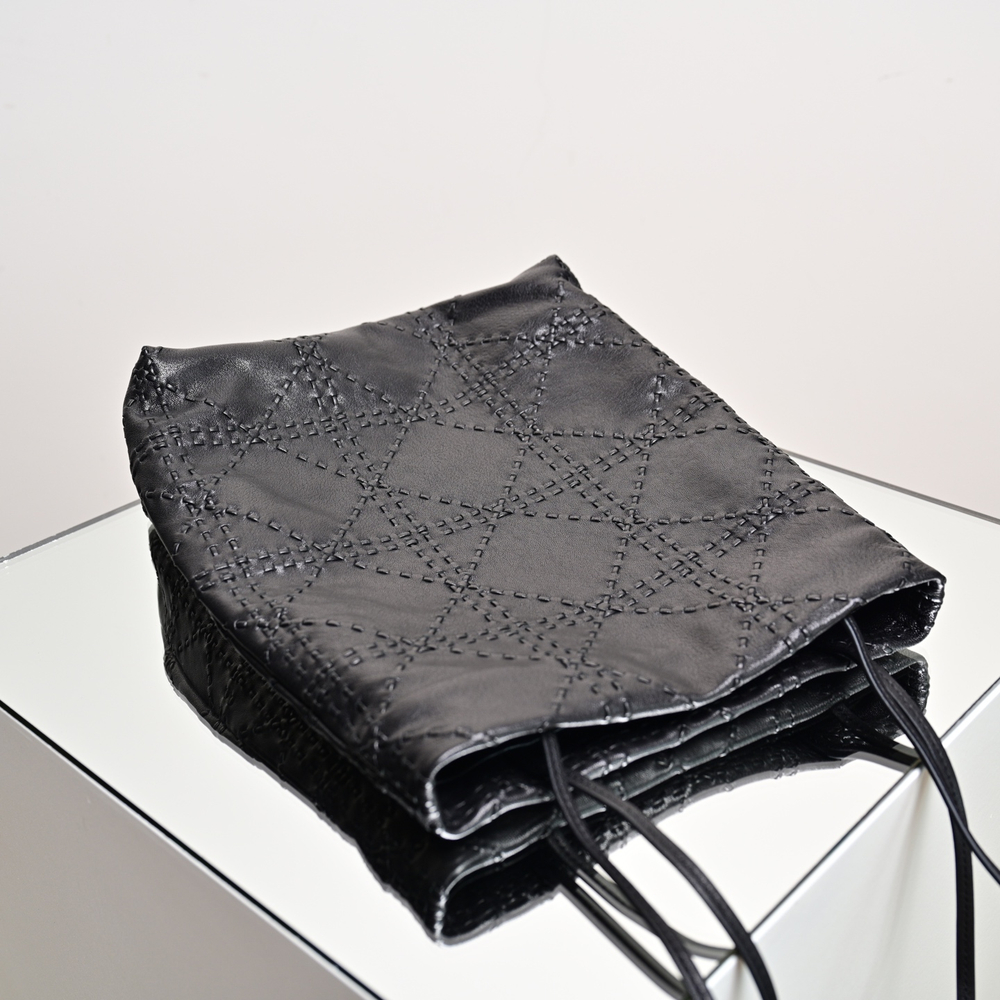Женская сумка-тоут The Row Lilou Woven — чёрная — фото 3