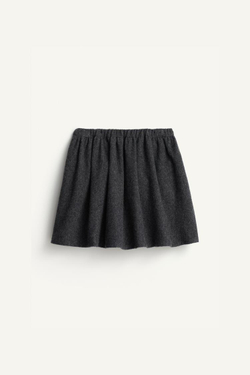 ZARA ЮБКА С КРУЖЕВОМ - LIMITED EDITION, АНТРАЦИТОВО-СЕРЫЙ