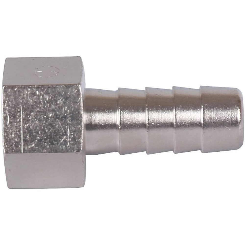 Штуцер с внутренней резьбой STOUT SFT 0066 - 1/4" x 10 мм (латунь никелированная)