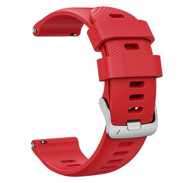 Ремешок Quick Release 22 мм силиконовый для Garmin Forerunner 255 / 265 / 745, Venu 2, Vivoactive 4 быстросъемный (Красный)