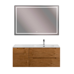 Подвесная тумба с раковиной BelBagno ETNA 120 Rovere Nature правая, ETNA-1200-2C-1A-SO-RN-R + BB1200ETL-R