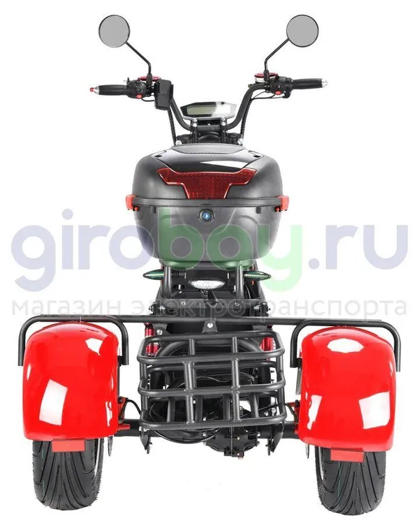 Электроскутер CityCoco WHITE SIBERIA PRO TRIKE 3000W (Красный) фото 2 фото №7