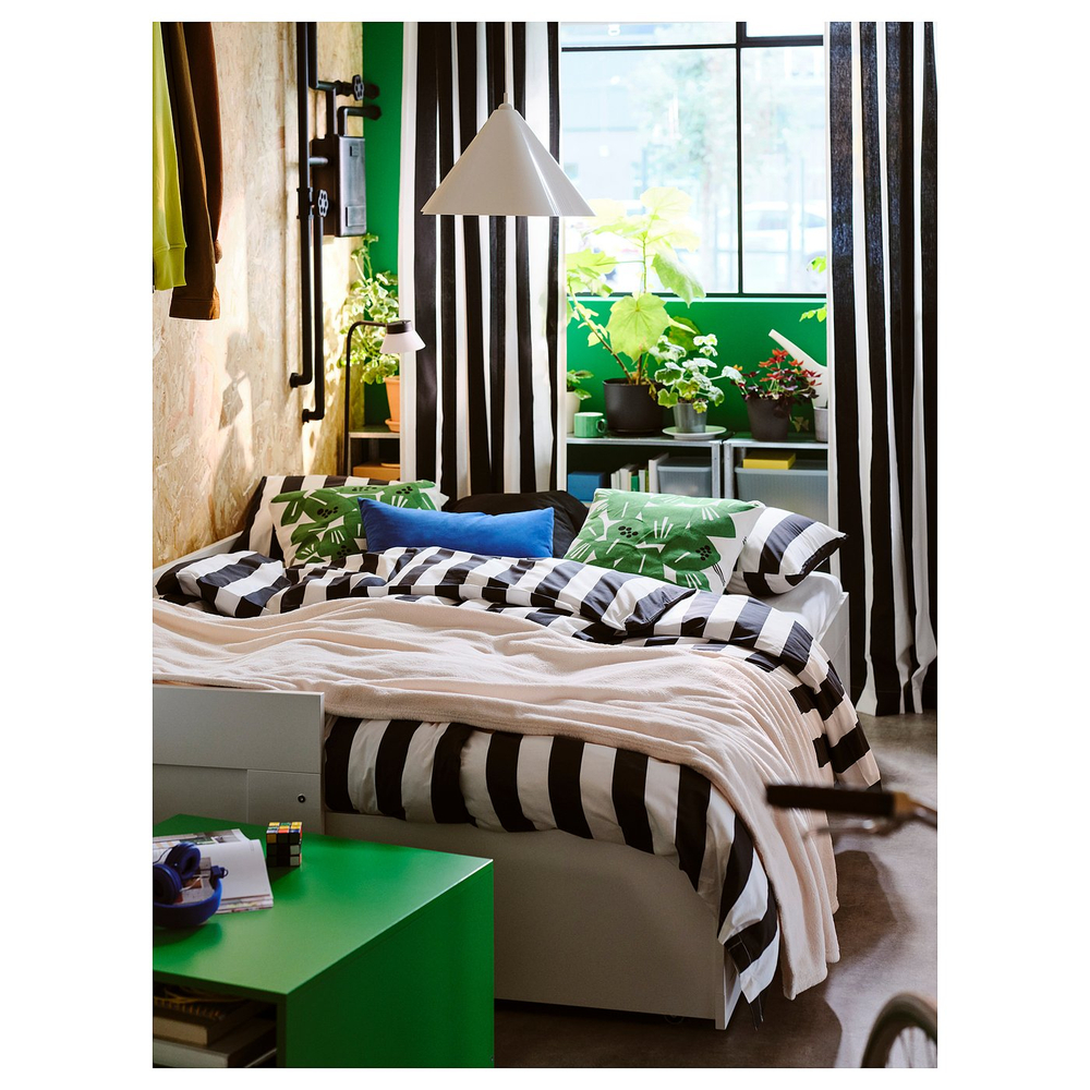 IKEA ZEBRASÄV  (ИКЕА ЗЕБРАСЭВ)  -  Лампа подвесная - белый/пластик 46 см
