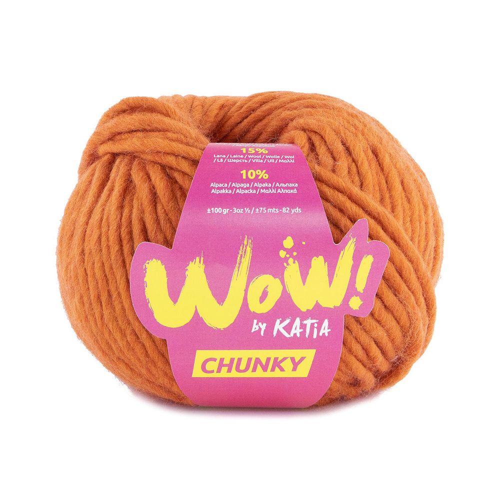 Пряжа Katia (Катя) Wow-Chunky / уп.10 мот. по 100 г, 75 м, K011