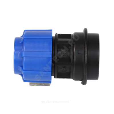 Муфта компрессионная ПЭ Дн 20х3/4" ВР Ру16 ТПК-АКВА 52002034