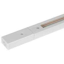 Комплект ЭРА TR-SET-200-1PT-PC WH шинопровод однофазный с профилем для натяжного потолка 2м белый | Однофазный шинопровод и аксессуары