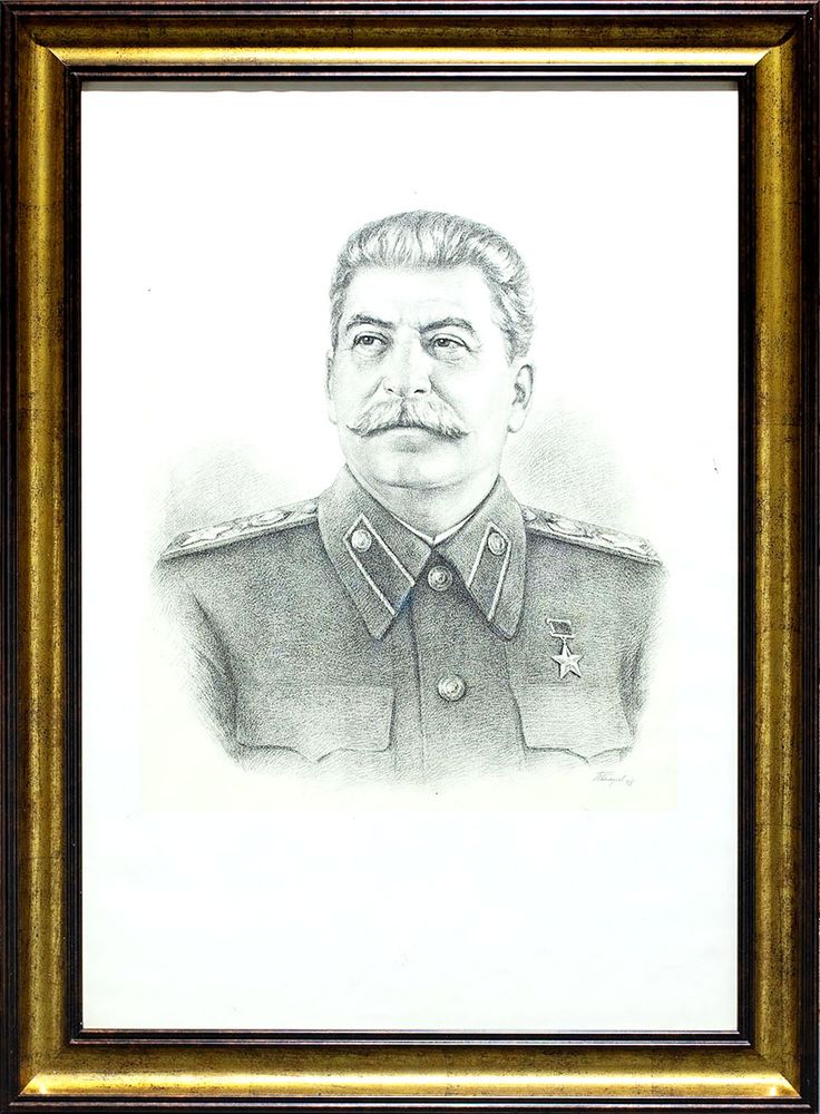 Белоусов П. П. Сталин. Литография. 1948. 