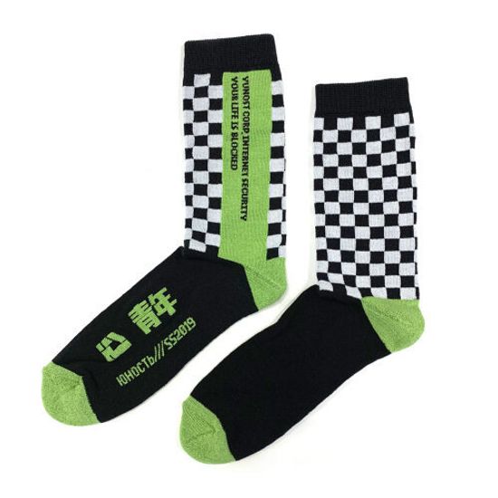 Носки ЮНОСТЬ™ Blocked Life Черный, S/M 36-40