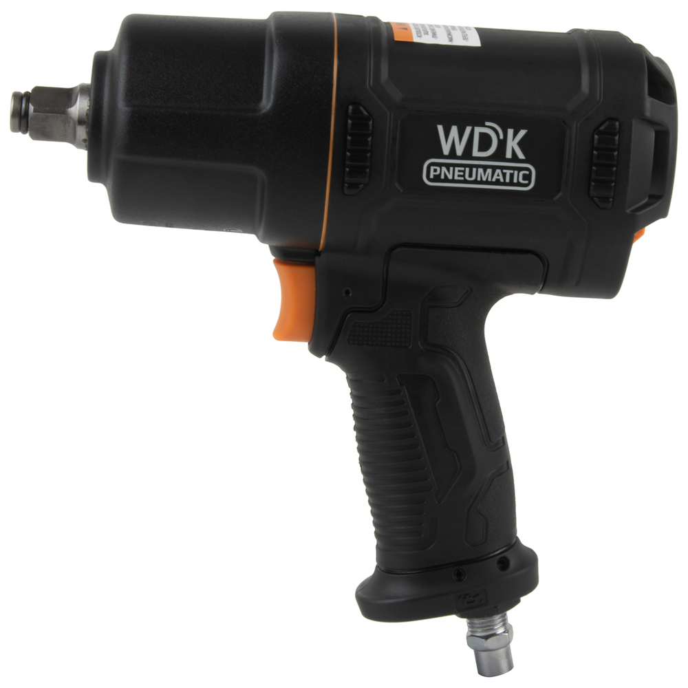 WDK-20440L Гайковерт пневматический ударный 1/2", 1360 Нм с набором ударных головок