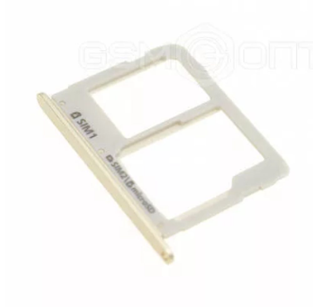 Контейнер SIM для Samsung A310F/A510F (A3 2016/A5 2016) Белый