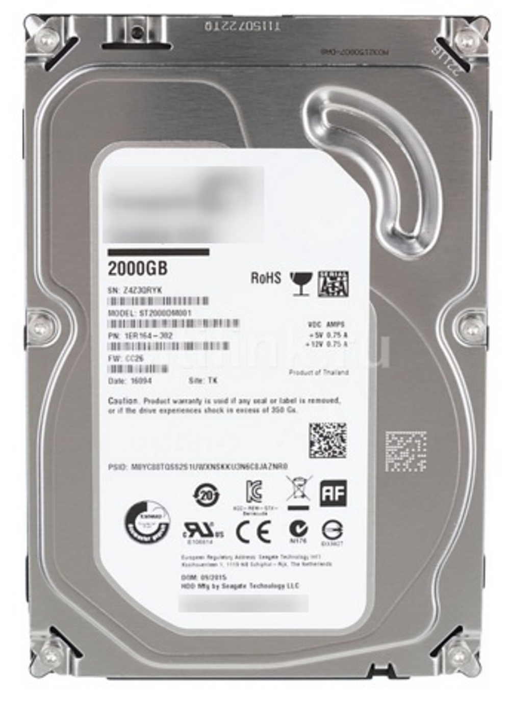 Жёсткий диск HDD 2TБ (3,5")
