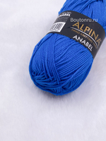 Пряжа ALPINA "АНАБЕЛЬ" 2 / "ANABEL" 2 100% мерсеризованный хлопок 50 г 120 м ± 6 м №995 яр. синий