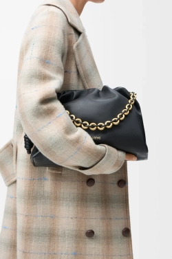 Loewe Большая сумка Flamenco из мягкой кожи ягненка наппа, черный