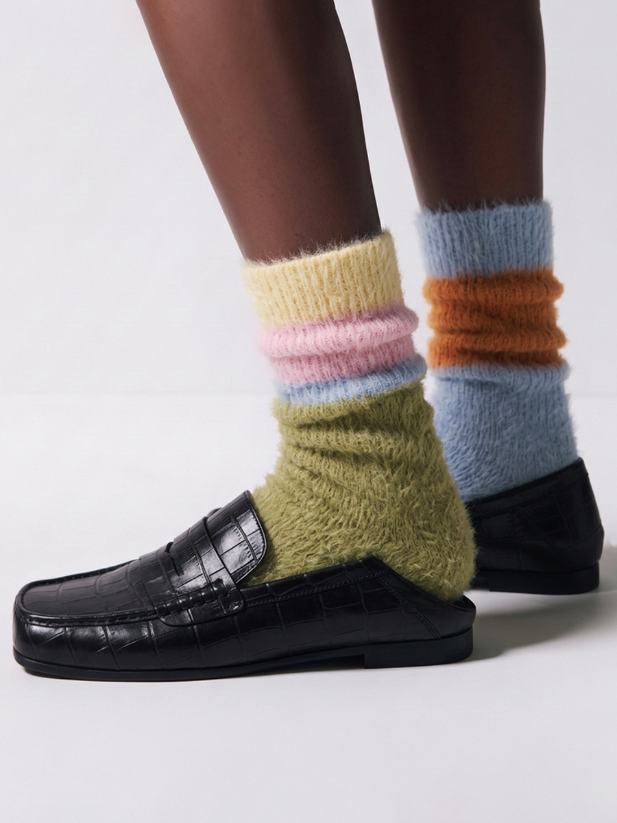 loafer croco noir