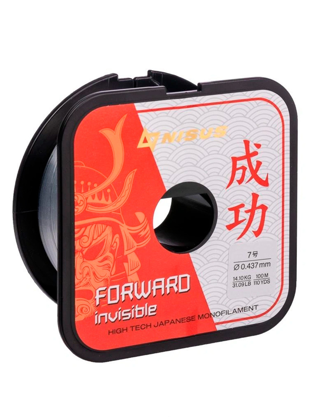 Леска для рыбалки Nisus FORWARD Invisible Nylon 0,496mm/100m (N-FI-0496-100)