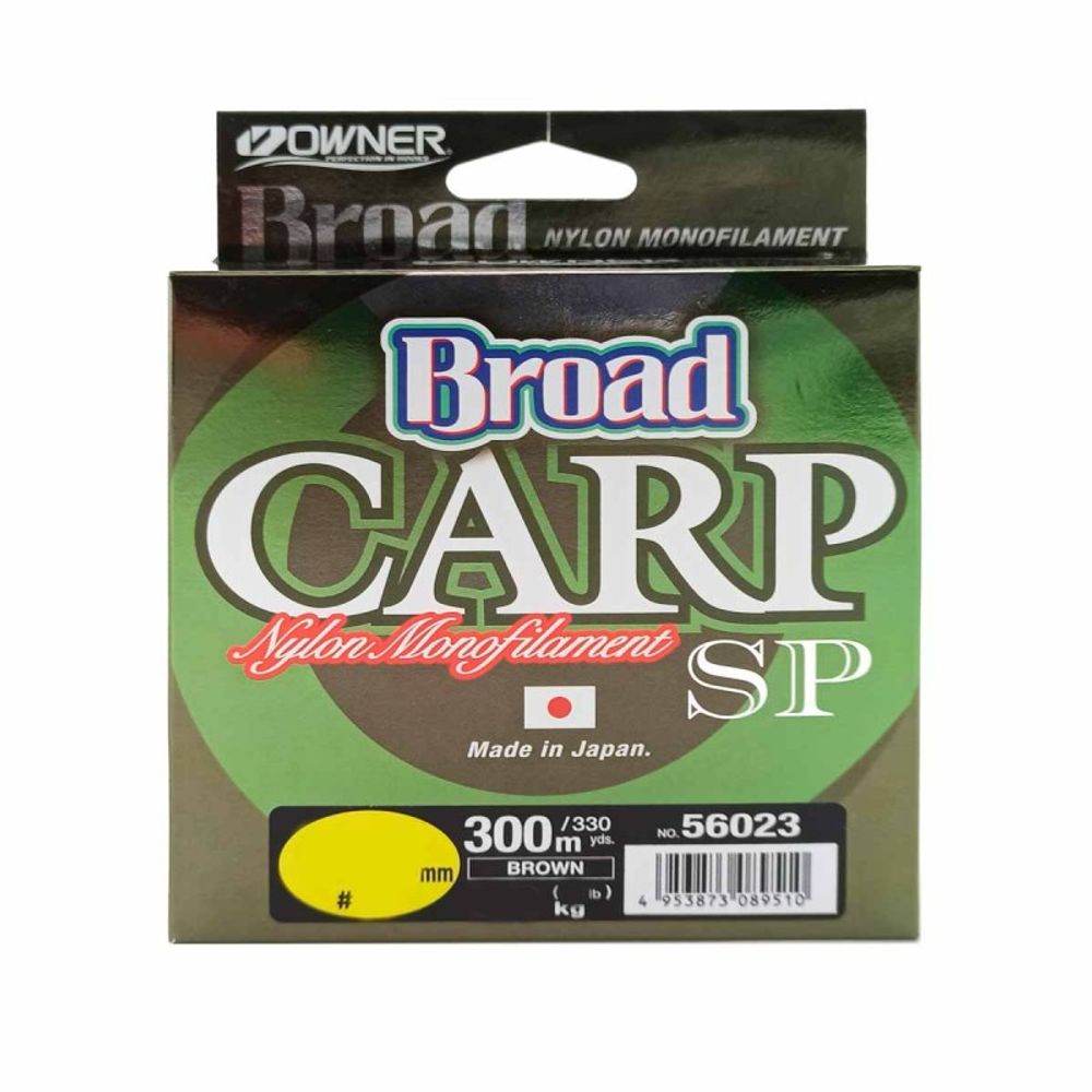 OWNER Леска Broad Carp SP brown 300м 0.4мм 11.6кг