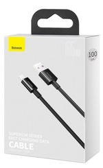 Usb Кабель-зарядка TYPE-C Baseus Superior Series 66W 1м CATYS-01 черный