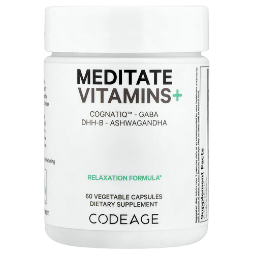 Codeage, Meditate Vitamins+, 60 капсул