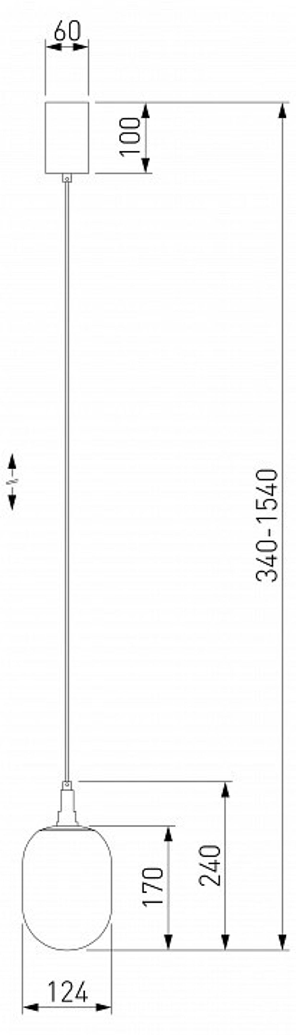 Подвесной светильник Eurosvet Pineapple 50266/1 прозрачный