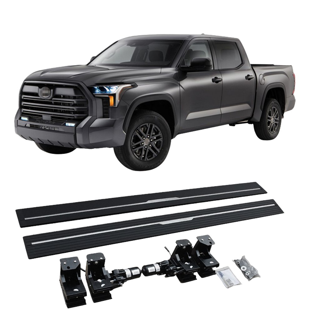 Электрические боковые пороги с подсветкой для Toyota Tundra SR5 и TRD 2010+