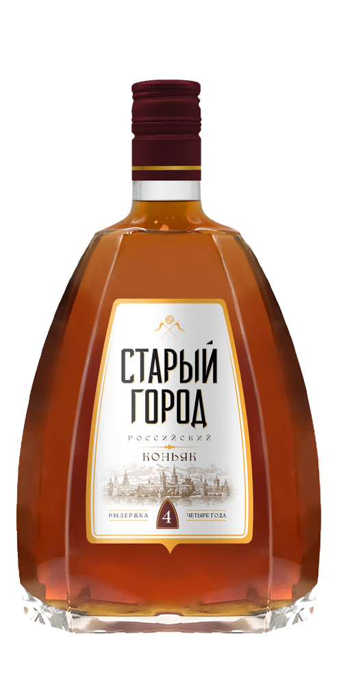 Коньяк Старый Город 4 года Росинка