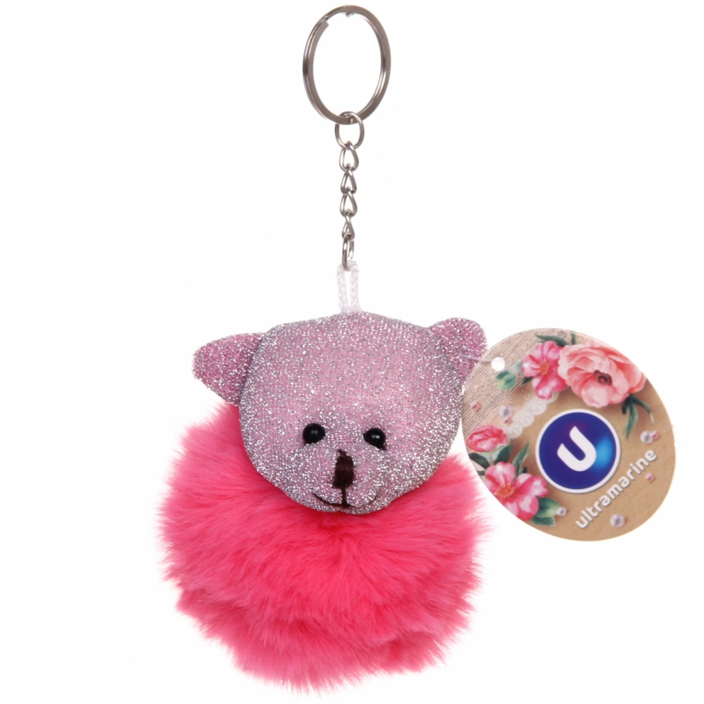 Брелок «Pom pom- Медвежонок Бонни» микс 6 цветов, 10см