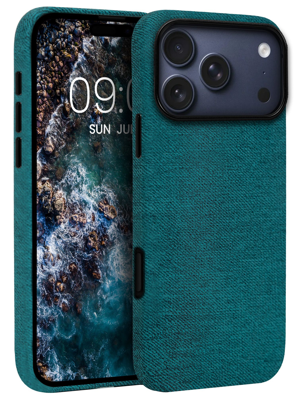 Мягкий тканевый чехол для IPHONE 17 PRO с бархатной подкладкой и усиленной защитой камеры