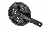 Шатуны-система Prowheel, 3ск., 22/32/42 зуб., 1/2"х3/32",сталь с защитой; шатуны 170мм, алюминий, резьба 9/16", под квадрат, черные