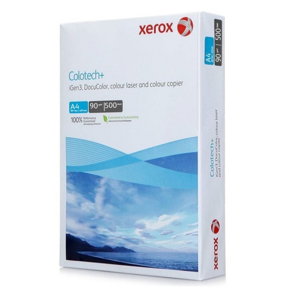 Бумага XEROX Colotech Plus Blue, 90г, A4, 500 листов (кратно 5 шт) Бумага XEROX Colotech Plus Blue, 90г, A4, 500 листов (кратно 5 шт)