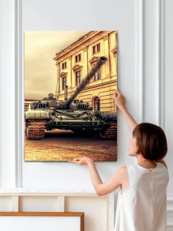 Интерьерная картина "Танковые войска", 50х70см 1шт.