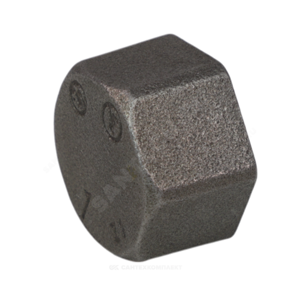 Заглушка чугун Ду 50 (2") ВР Fittex PLUS
