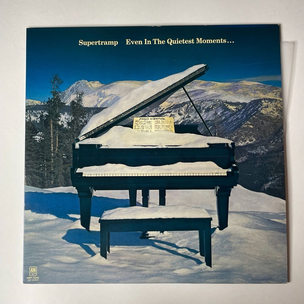 Винтажная виниловая пластинка LP Supertramp Even In The Quietest Moments (Japan 1979) (No Obi) From Now On