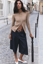 КАРДИГАН ИЗ ШЕРСТИ НА ПУГОВИЦАХ — ZARA