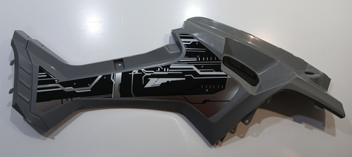 Пластик боковой правый серый Квадроцикл Avantis Forester Long 200 (Mikilon Hammer, Gladiator)