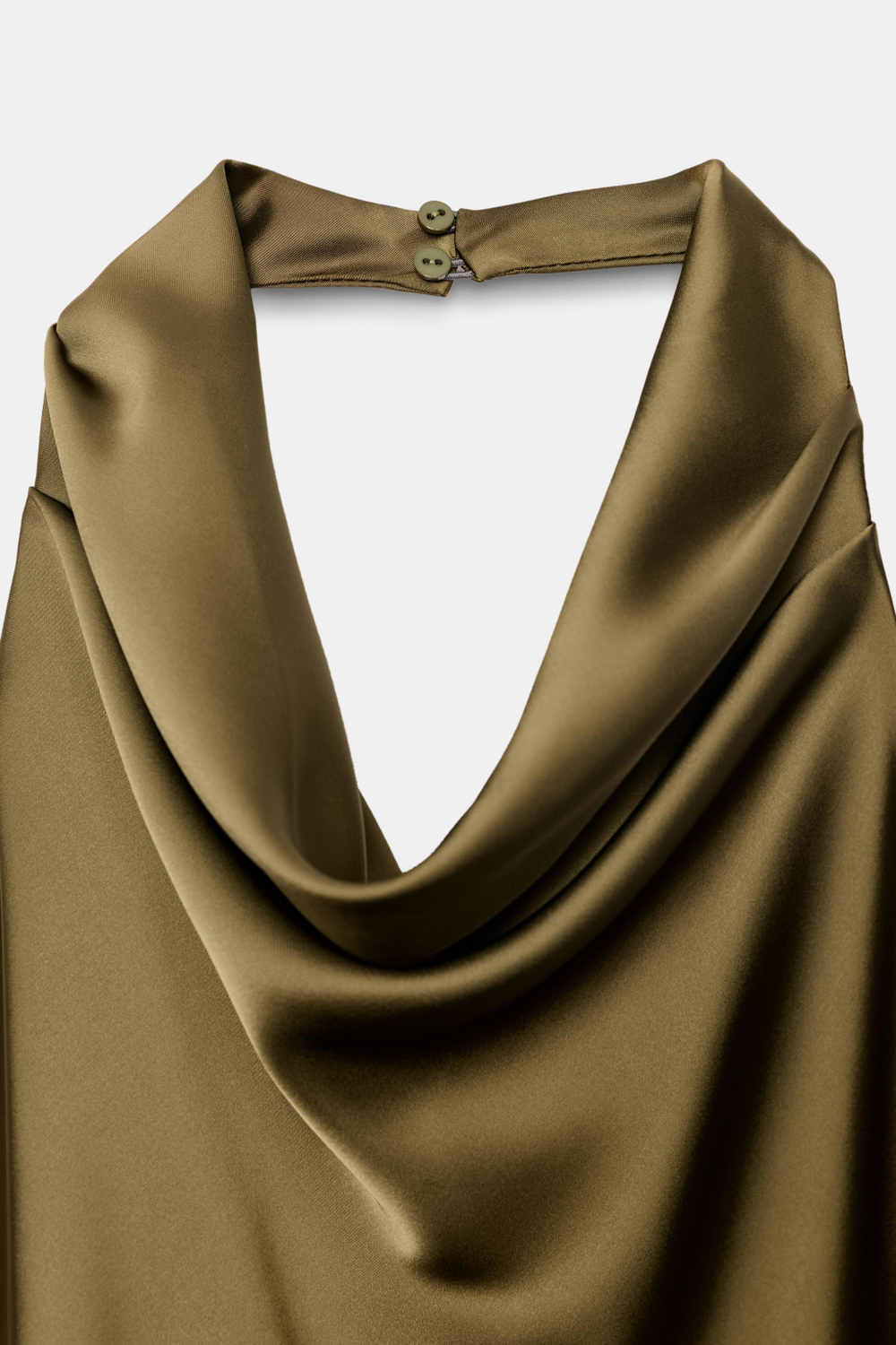 АТЛАСНЫЙ КОМБИНЕЗОН ХАЛТЕР — ZARA