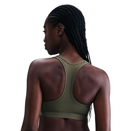 Теннисный бюстгальтер Nike Swoosh Medium Support Non-Padded Sports - medium olive/white